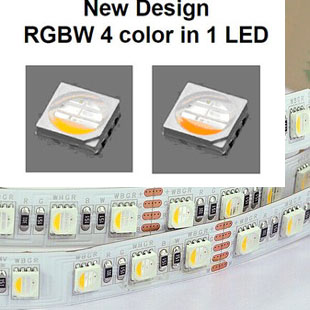 4 Colors in 1 RGBW LED Strip（NEW Arrival 12/24v 60 LEDS)